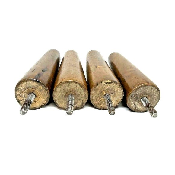 Furniture Legs Tapered Solid Wood  6 inches Height Set of 4 Vintage - Picture 3 of 4